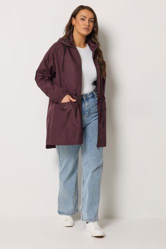 Parka Légère Violette Avec Cordon De Serrage Size 44 - Yours - Modalova