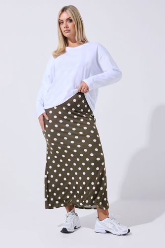 Jupe À Pois Chocolat Size 54-56 - Limited Collection - Modalova