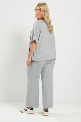 Ensemble Pantalon Gris À Nouer À La Taille Size 44 - Yours - Modalova