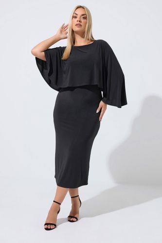 Robe Noire Avec Cape Size 48 - Limited Collection - Modalova