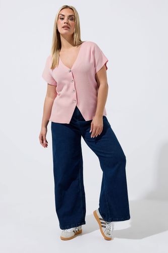 Top Rose À Manches Courtes En Maille Size 42 - Limited Collection - Modalova