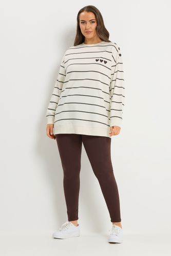Sweatshirt Crème À Rayures Size 42 - Yours - Modalova