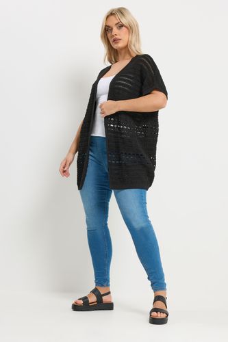 Kimono En Crochet Noir Size 58-60 - Yours - Modalova