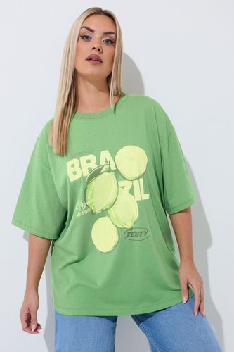 Tshirt Long Vert Citron « Brazil » Size 58-60 - Limited Collection - Modalova