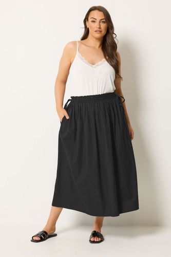 Jupe Milongue Noire En Popeline Size 48 - Yours - Modalova