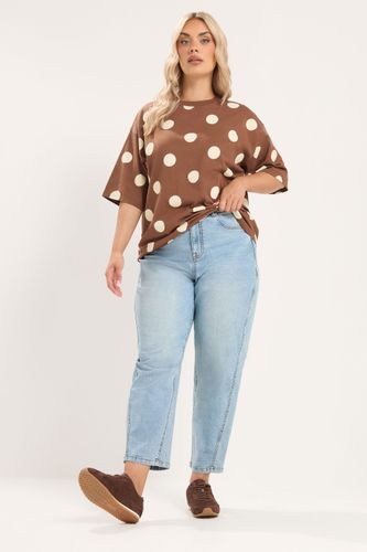 Jean Coupe Barrel Bleu Clair Size Regular > 52 - Yours - Modalova