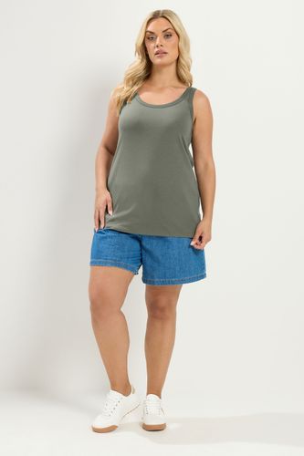 Débardeur Basique Vert Sauge Size 42 - Yours - Modalova