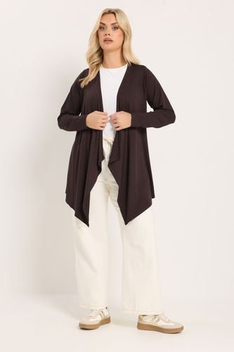 Cardigan Cascade Marron Chocolat Size 50-52 - Yours - Modalova