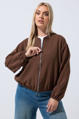 Veste Bomber À Fermeture Éclair Marron Chocolat Size 46 - Limited Collection - Modalova