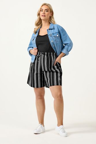 Yours Short Noir À Rayures Size 48 - Yours - Modalova