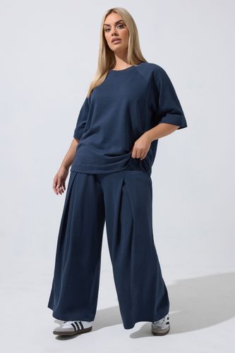 Plus Size Navy Sweat Tshirt Size 44 - Limited Collection - Modalova