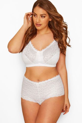 Soutiengorge Blanc Hi Shine Dentelle Sans Armatures Size 100K - Yours - Modalova