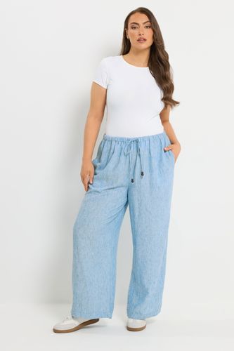 Pantalon Large Bleu En Jean Size 58-60 - Yours - Modalova