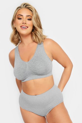Brassière Grise Sans Armatures Rembourrée Size 46-48 - Yours - Modalova
