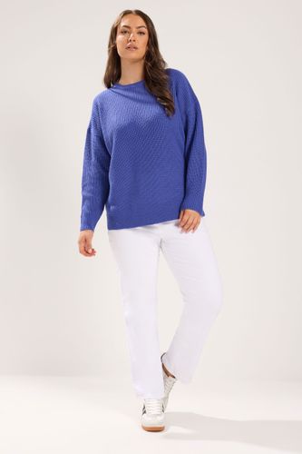Pull À Col Rond En Maille Violette Size 42-44 - Yours - Modalova