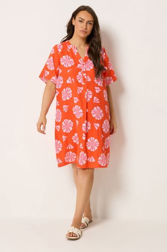 Robe Plissée Devant À Fleurs Size 44 - Yours - Modalova
