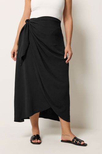 Jupe Portefeuille Noire Size 58-60 - Yours - Modalova