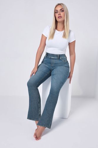 Curvejegging Évasé Bleu Délavé Size Regular > 46 - Yours - Modalova