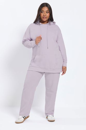 Sweat À Capuche Violet Clair Avec Poche Sur Le Devant Size 50-52 - Yours - Modalova