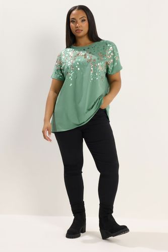 Tshirt Grande Taille Vert À Sequins Motif Animal Size 44 - Yours - Modalova
