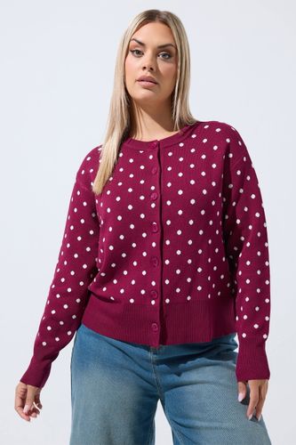 Cardigan Bordeaux À Pois Size 42-44 - Limited Collection - Modalova