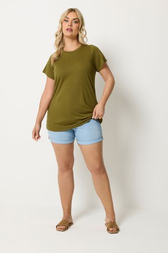 Tshirt Basique Vert Size 50-52 - Yours - Modalova