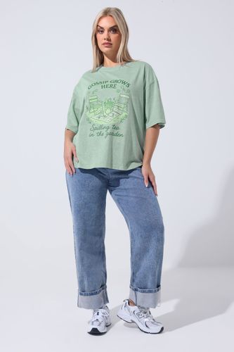 Tshirt Vert « Gossip Grows Here » Size 46 - Limited Collection - Modalova
