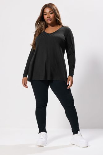 Tshirt Noir Côtelé Size 66-68 - Yours - Modalova