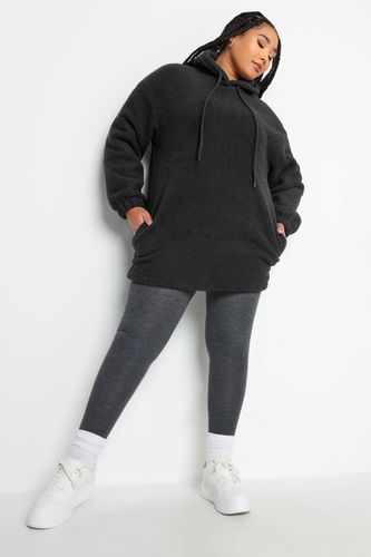 Pull Noir Polaire À Capuche Size 46 - Yours - Modalova