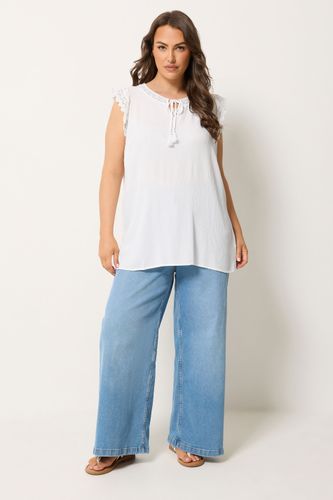 Blouse Blanche Avec Lien À L'encolure Size 44 - Yours - Modalova