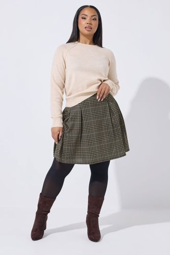 Jupe Plissée À Carreaux Marron Size 58-60 - Limited Collection - Modalova