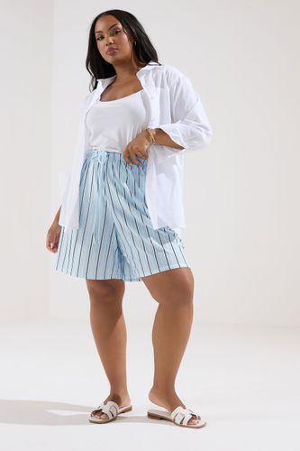 Short À Rayures Bleues Size 50-52 - Yours - Modalova