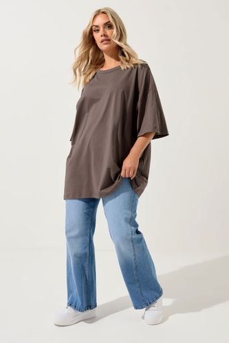 Tshirt Oversize Marron Size 50-52 - Yours - Modalova