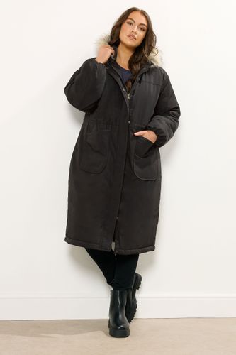 Parka Longue Noire De Luxe Size 44 - Yours - Modalova