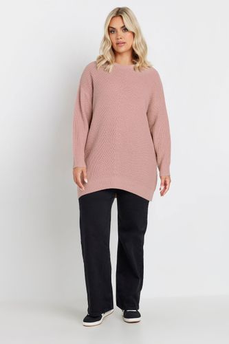 Pull Essentiel En Maille Rose Clair Size 42-44 - Yours - Modalova