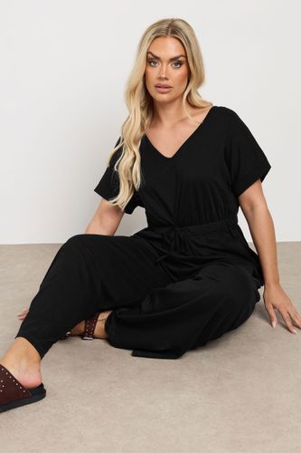 Combinaison Wide Leg Noire En Design Uni Size 58-60 - Yours - Modalova
