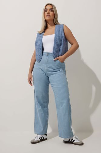 Gilet Bleu Ciel Molletonné Sans Manches Size 46 - Limited Collection - Modalova