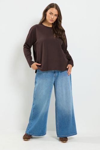 Tshirt Manches Longues Marron Chocolat Size 48 - Yours - Modalova