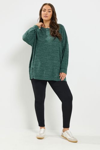 Yours Pull Doux Vert Size 48 - Yours - Modalova