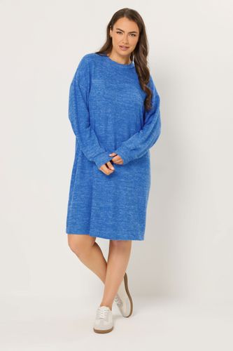 Robe Pull Bleue En Tissu Doux Size 58-60 - Yours - Modalova