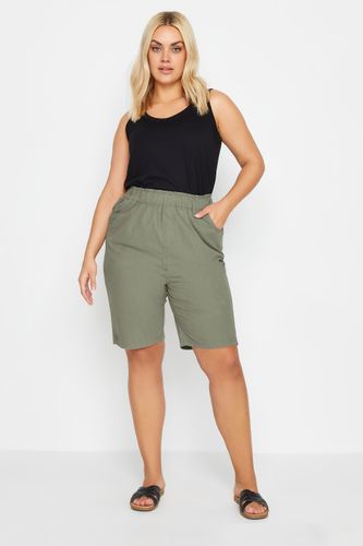 Bermuda Vert Kaki En Coton Size 50-52 - Yours - Modalova