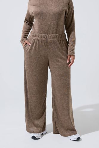 Pantalon Large Marron Naturel Size 38 - Limited Collection - Modalova