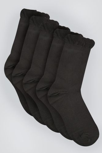 Lot De 5 Paires De Chaussettes Noires Extra Large Size 41-44 - Yours - Modalova