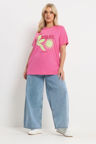 Tshirt « Le Soleil » Rose Size 58-60 - Yours - Modalova