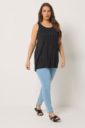 Débardeur Noir À Pois Size 58-60 - Yours - Modalova