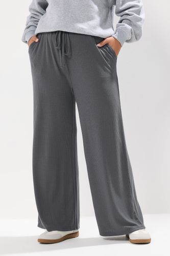 Pantalon Large Côtelé Gris Anthracite Size 46 - Yours - Modalova