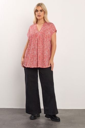 Top Plissé Fluide Paisley Size 42 - Yours - Modalova