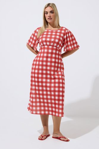 Robe Rouge À Carreaux Vichy Size 40 - Limited Collection - Modalova