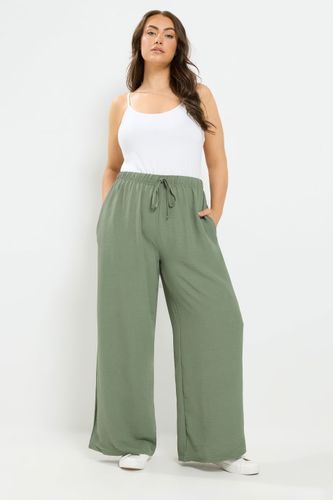 Pantalon Large Vert Kaki Size Regular > 42 - Yours - Modalova