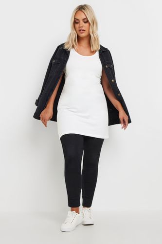 Débardeur Blanc Coupe Longue Size 48 - Yours - Modalova